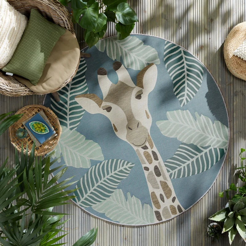 Outdoor-Teppich Tier-Design, Giraffe, kindgerecht VINCE