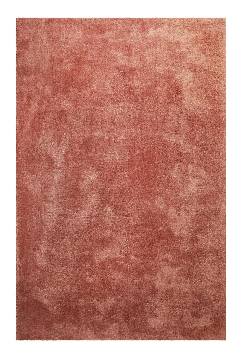 Teppich Rot Braun Hochflor "Sienna" Homie Living