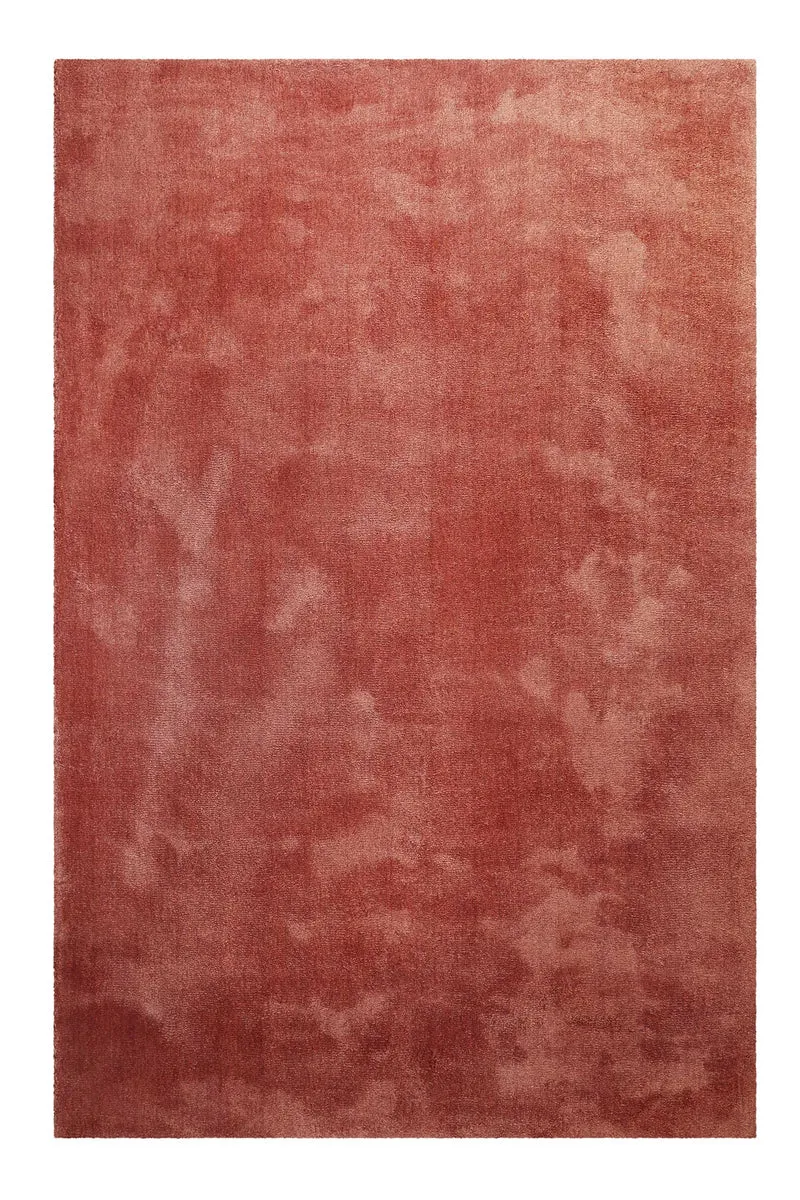Teppich Ziegel Rot Hochflor "Sienna" Homie Living