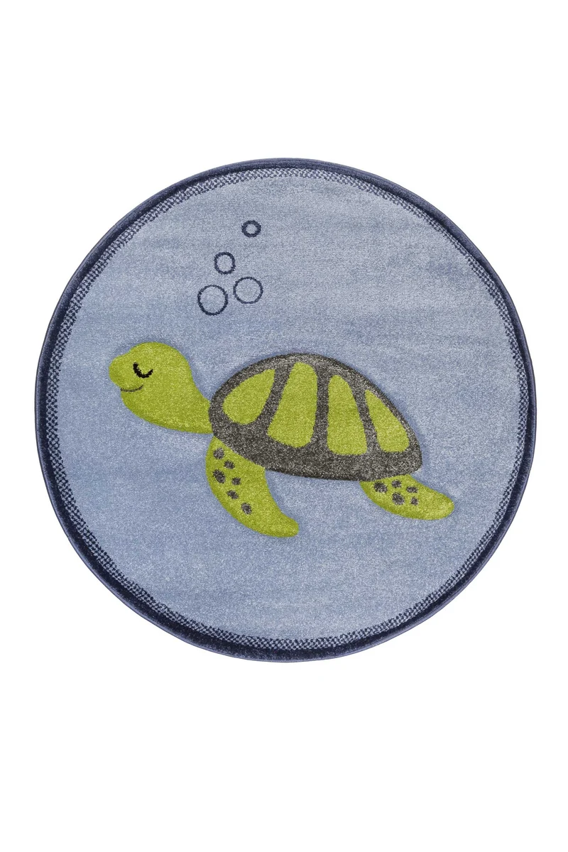 Esprit Kinderteppich Blau "TURTLE"