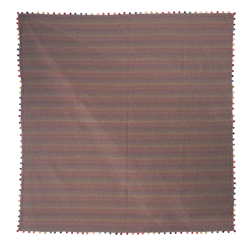 Vivaraise Steppdecke mit Quasten | 180 x 180 cm | Nr. 14232