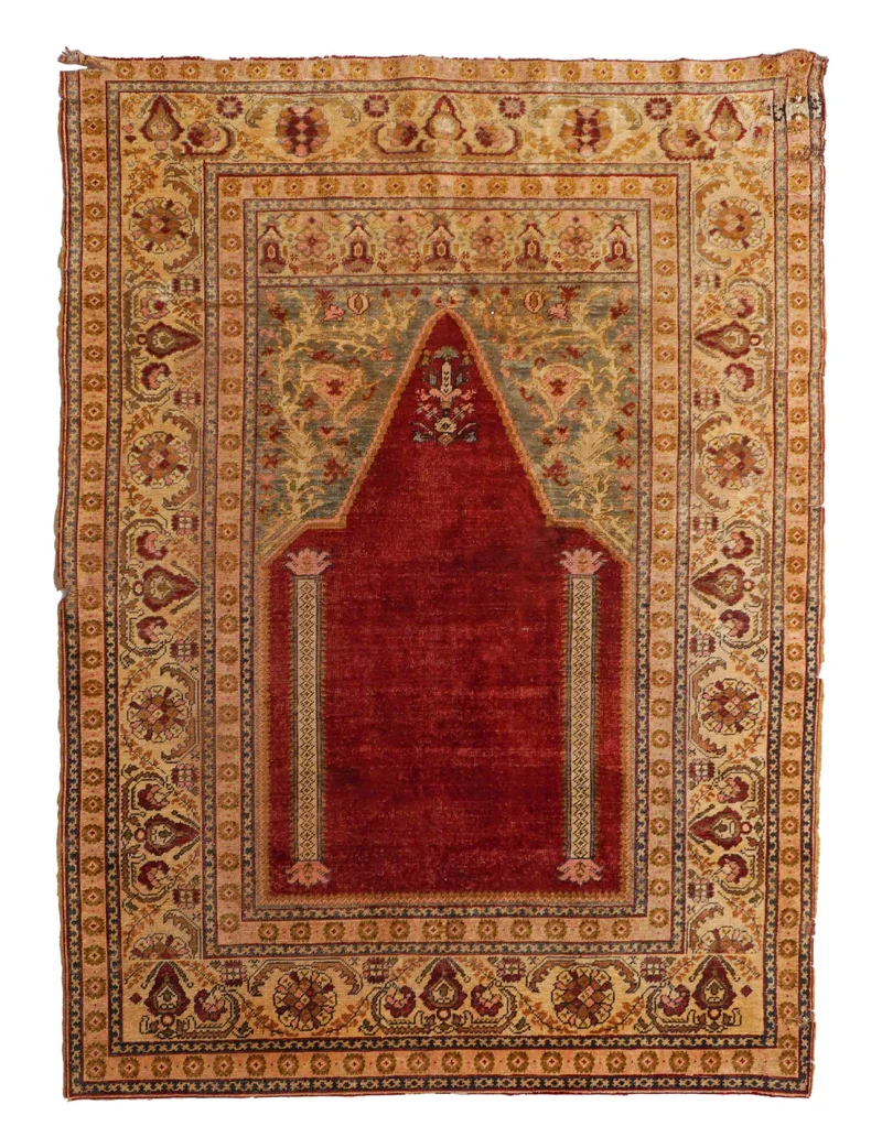 Alter Milas aus reiner Seide | 159 x 117 cm | Nr. 19264