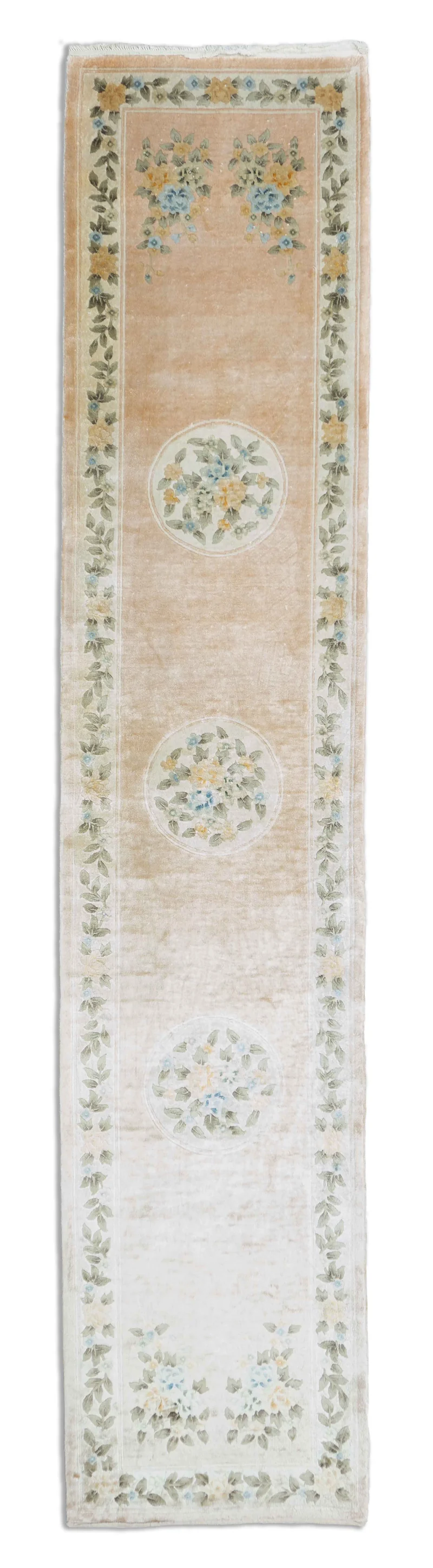 China Teppich aus reiner Seide | 330 x 69 cm | Nr. 18917