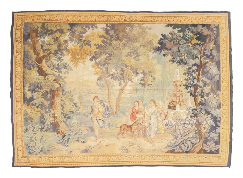 Antiker Tapisserie Teppich | 350 x 243 cm | Nr. 10993