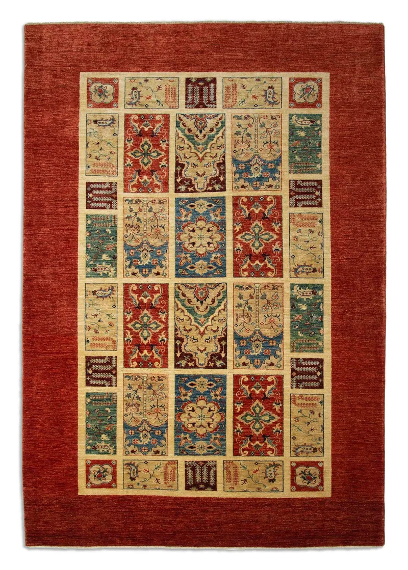 Bakhtiari Feldermuster Teppich | 300 x 207 cm | Nr. 18399