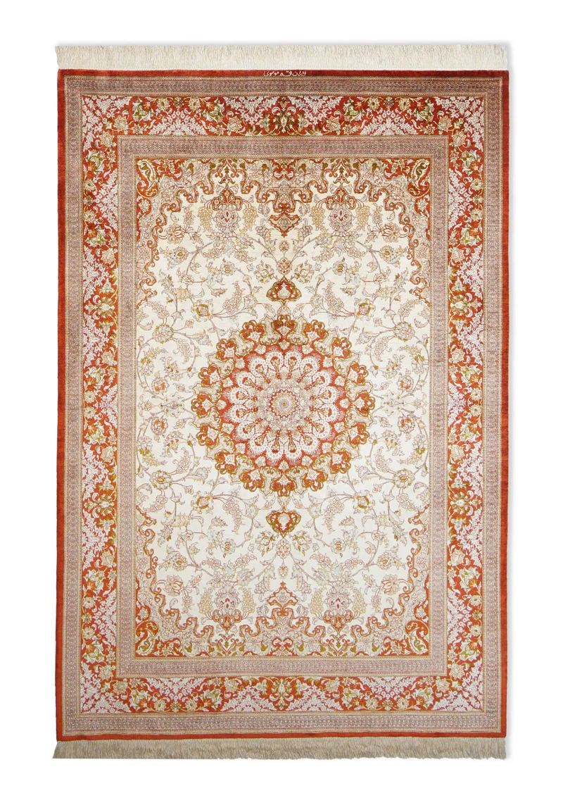 Ghom aus reiner Seide | 200 x 137 cm | Nr. 17221