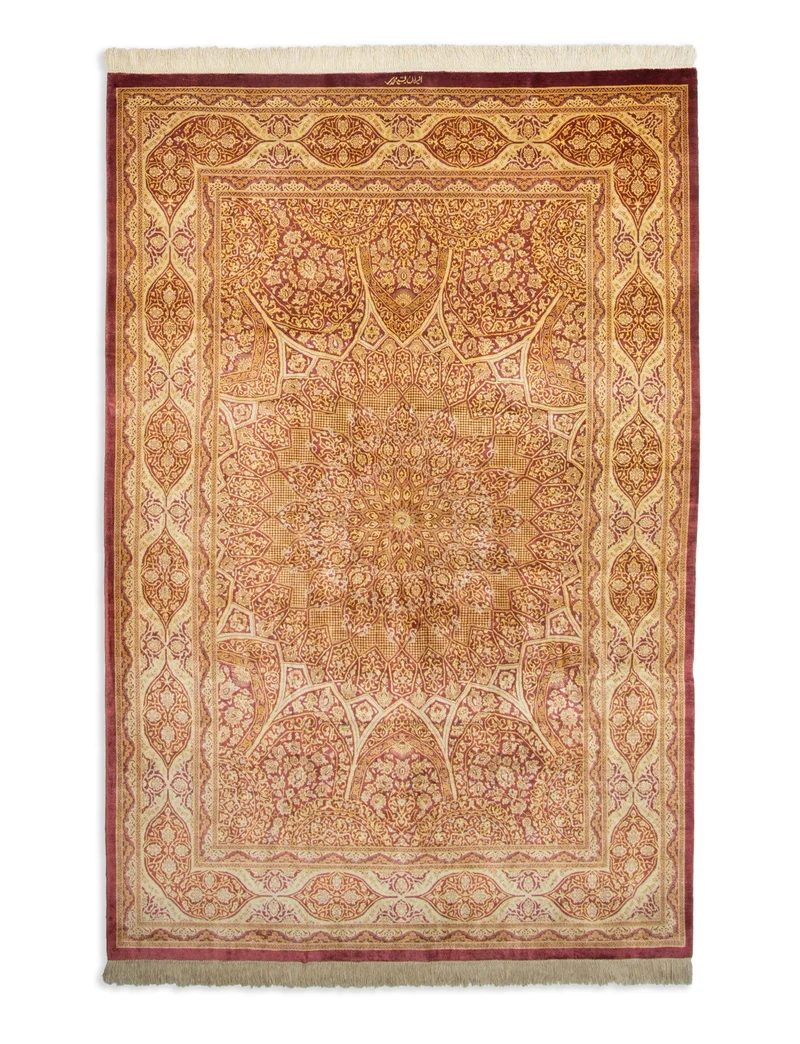 Ghom aus reiner Seide | 201 x 134 cm | Nr. 13801