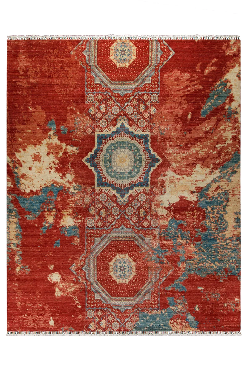 Loribaft Teppich 100 % Schurwolle 245x305 cm