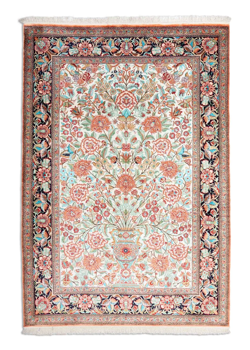 Ghom aus reiner Seide | 155 x 108 cm | Nr. 15654
