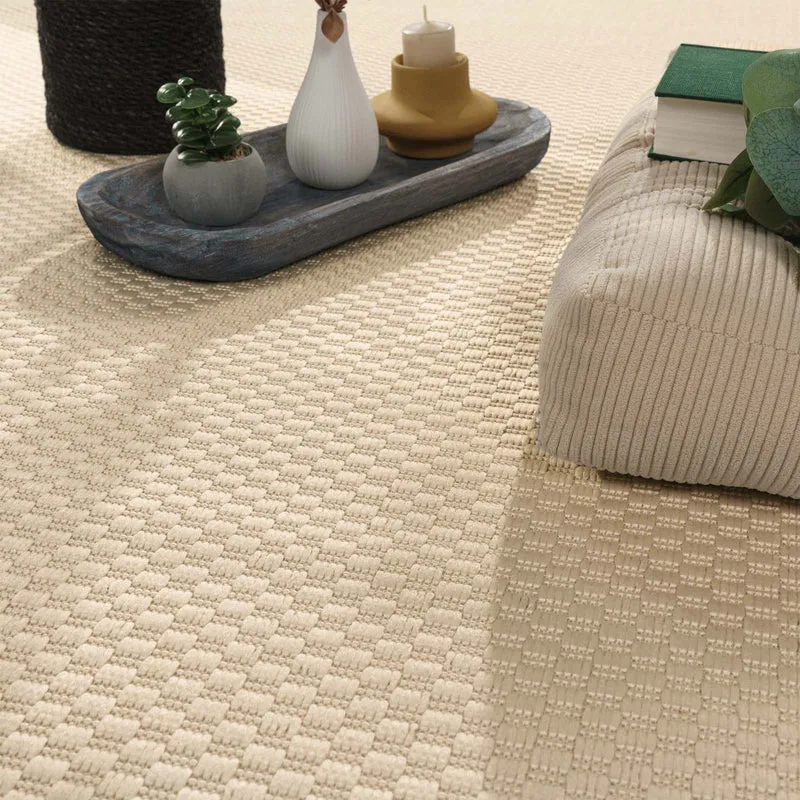 Tara Carpet Columbia Meliert In & Outdoor auch für die Küche - creme