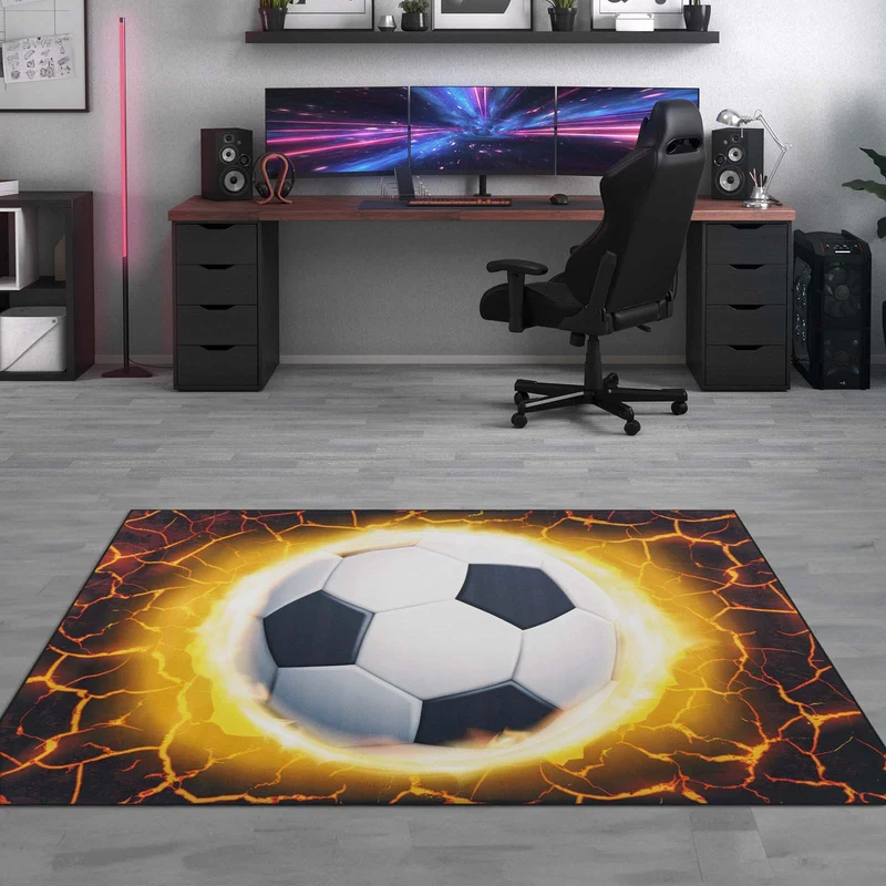 Fresh Kids Kinderteppich Fußball Krush
