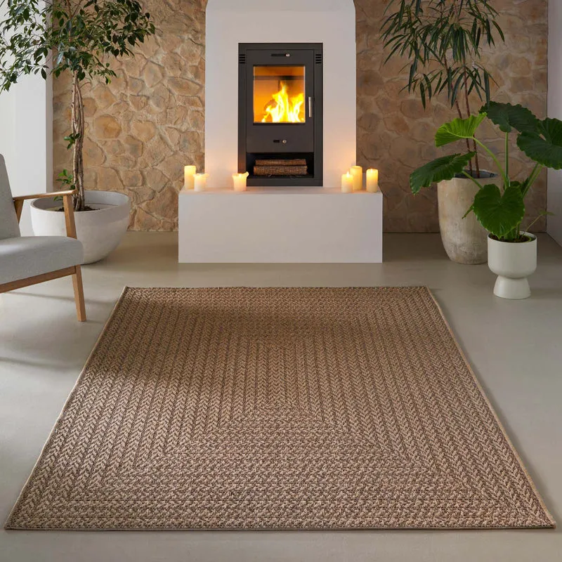 Tara Carpet Sumatra Sumak Sisal Jute Look natur