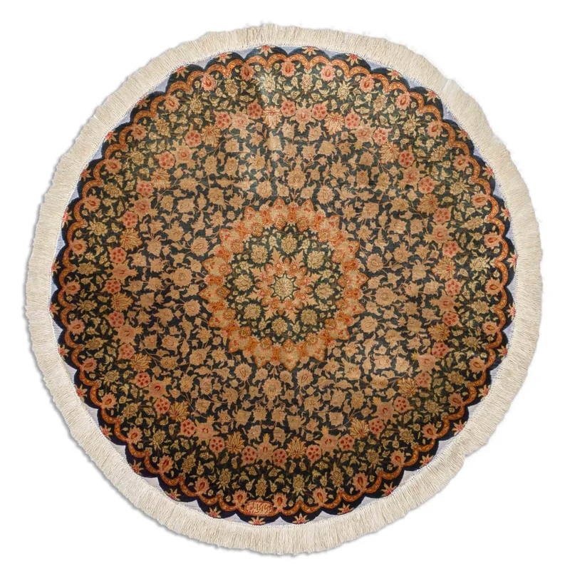 Ghom aus reiner Seide | 98 x 98 cm | Nr. 10089