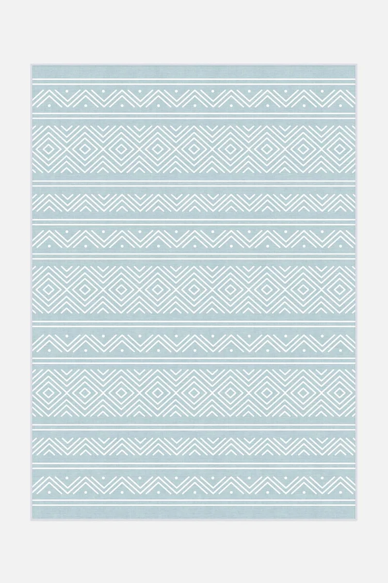Outdoor Aztek Himmelblau Teppich
