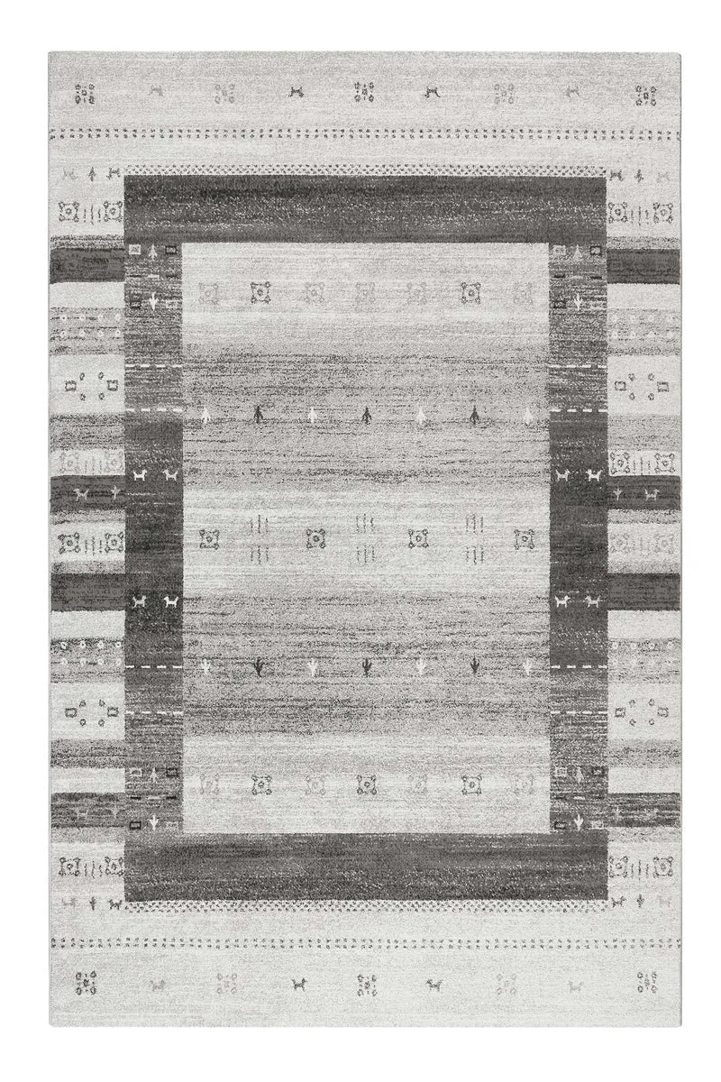 Teppich Grau Silber Kurzflor "Igor" WECONhome
