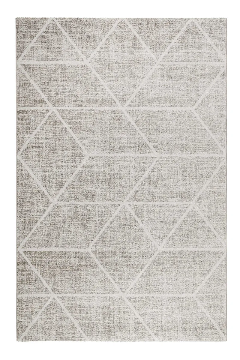 Teppich Grau Sand Kurzflor "Bossa Lounge" WECONhome