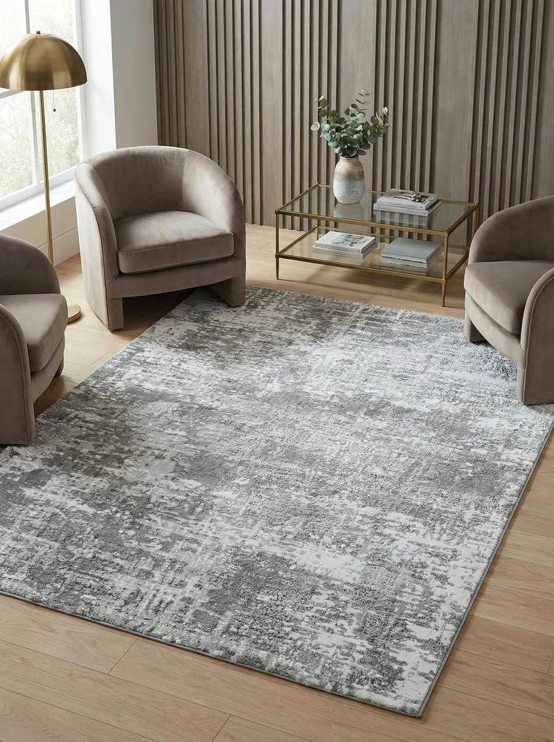 Teppich Velours mit Metallic-Glanz abstrakt robust pflegeleicht