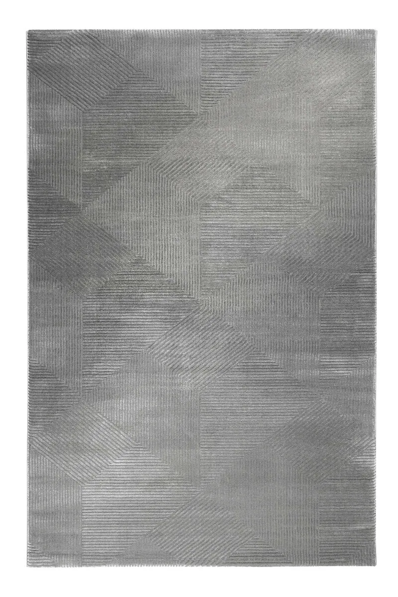 Esprit Teppich Grau Taupe Kurzflor "Velvet Groove"