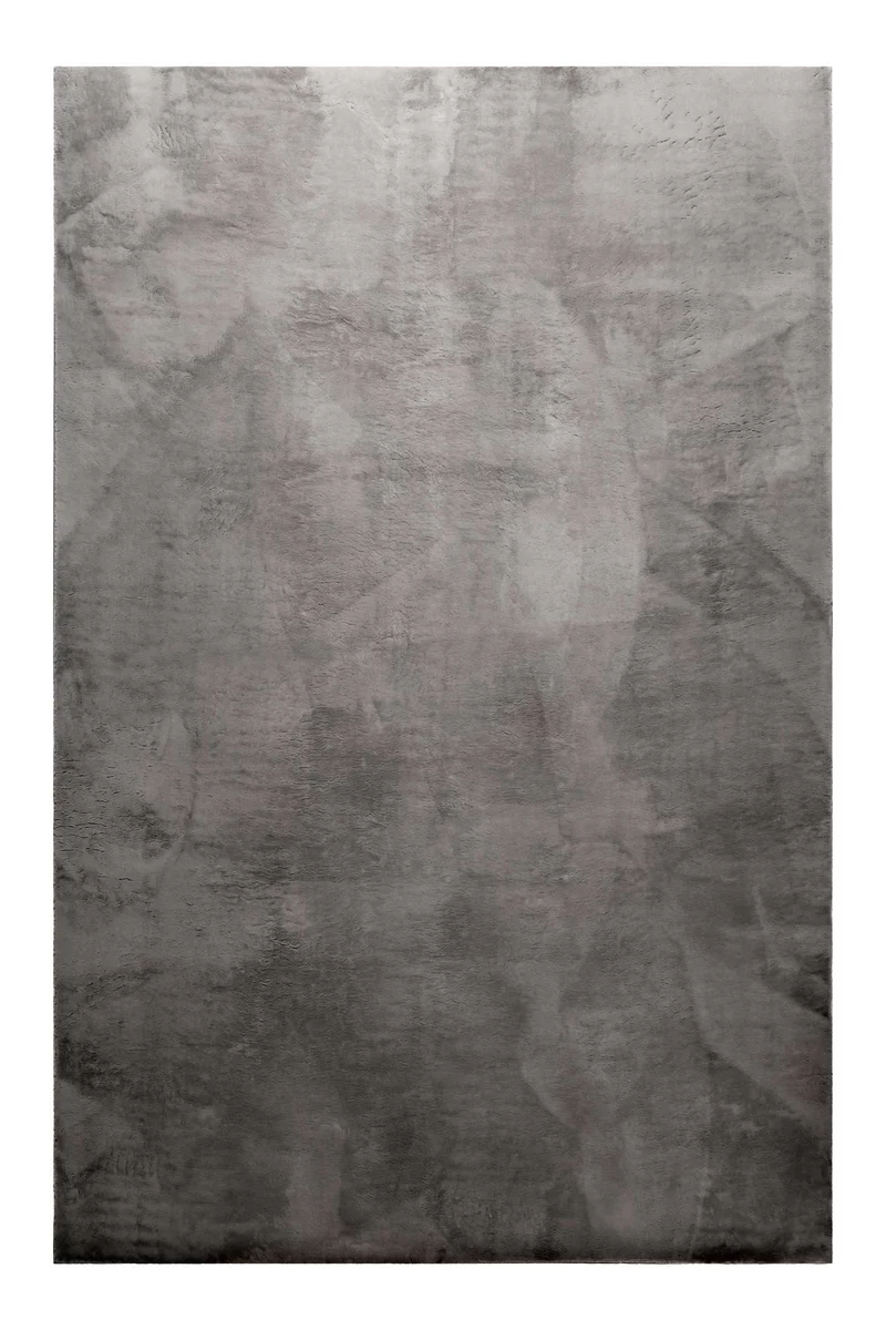 Kunstfell Teppich Grau Anthrazit soft & weich "Villa Rosso" Homie Living