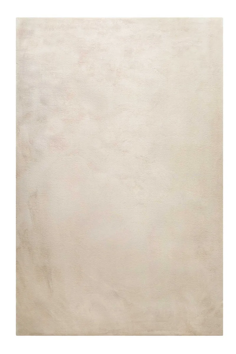 Kunstfell Teppich Creme Beige kuschelig & flauschig "Vita" Homie Living