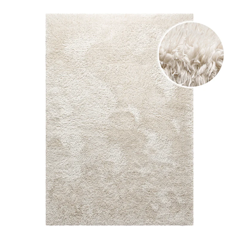 Nachhaltiger Teppich Creme Beige soft & weich "Matteo" Homie Living