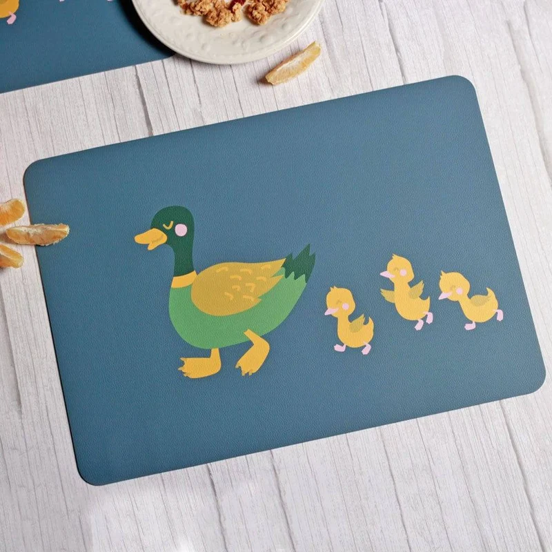 Kids Optic Placemat - Duck and Ducklings