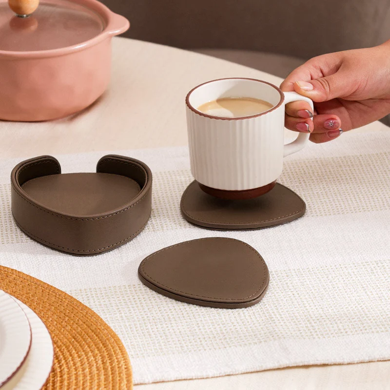 Saloon Drop Coasters, Set of 4 - Cedar