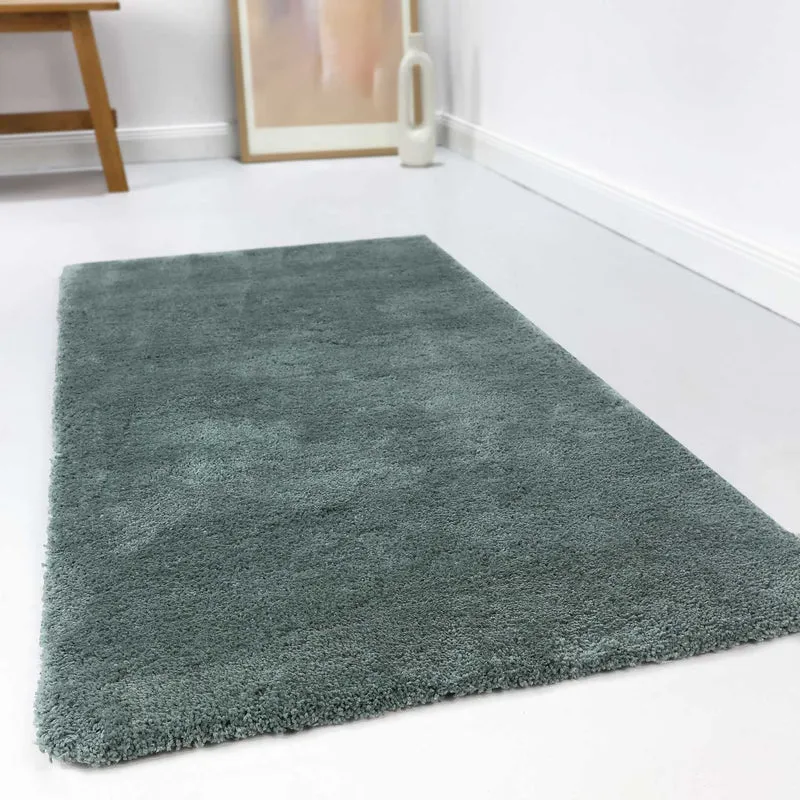 Esprit Teppich Grau Grün Hochflor "Relaxx"