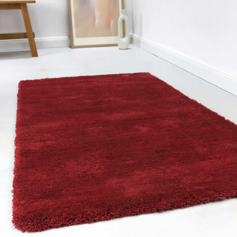 Esprit Teppich Rot Hochflor "Relaxx"