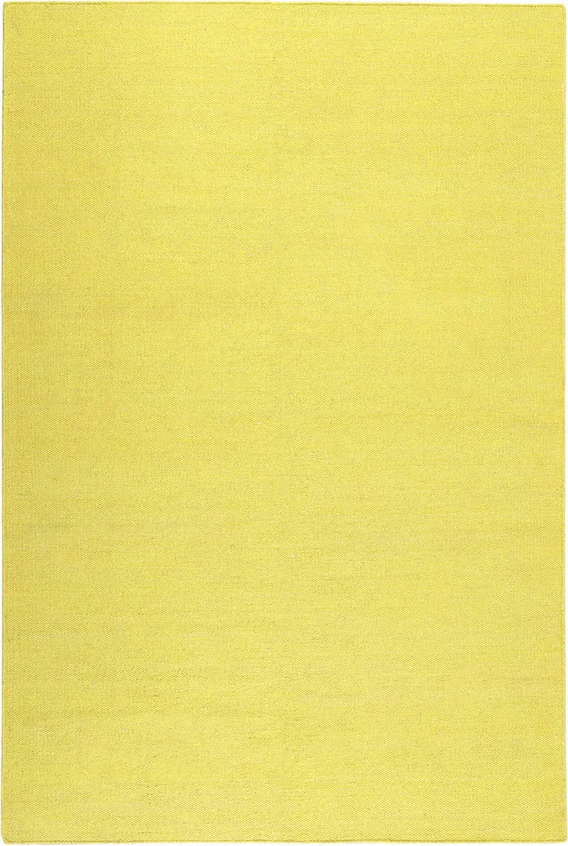 Esprit Kurzflor Teppich Gelb aus Baumwolle "Rainbow Kelim"