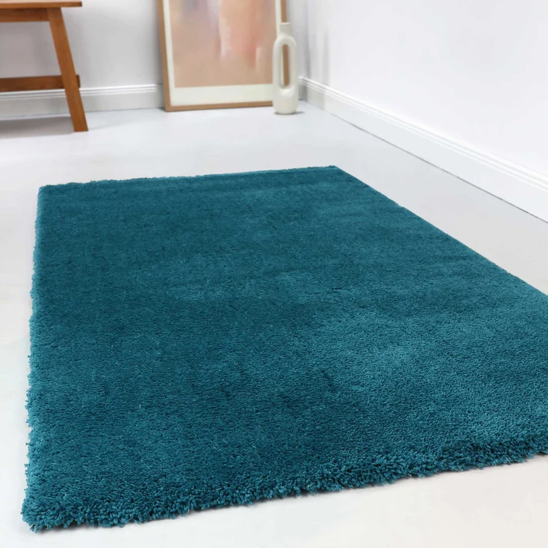 Esprit Teppich Petrol Hochflor "Relaxx"