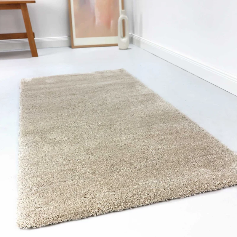 Esprit Teppich Creme Beige meliert Hochflor "Relaxx"