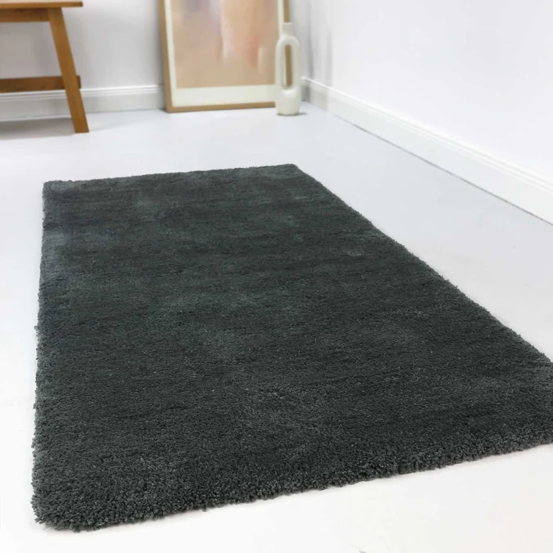 Esprit Teppich Grün Anthrazit Hochflor "Relaxx"