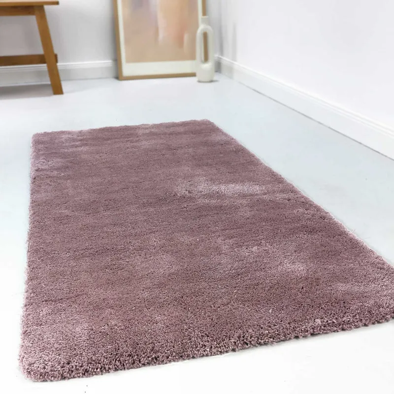 Esprit Teppich Altrosa Flieder Hochflor "Relaxx"