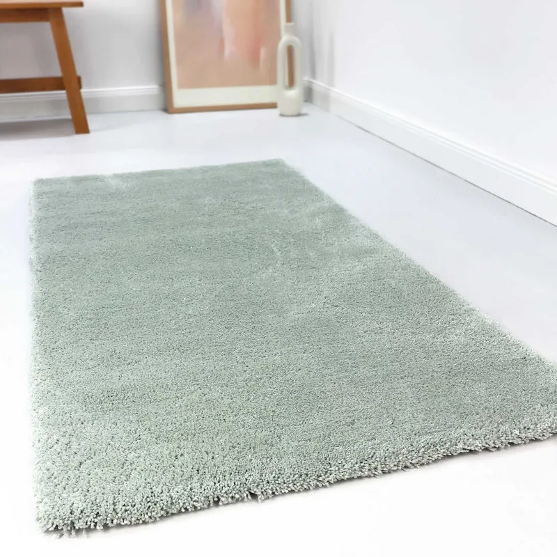 Esprit Teppich Hellgrau Grün Hochflor "Relaxx"