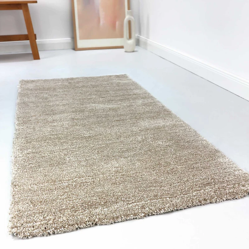 Esprit Teppich Beige Sand meliert Hochflor "Relaxx"