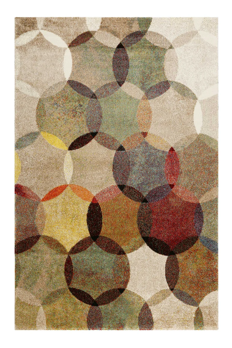 Esprit Kurzflor Teppich "Modernina" Beige Taupe Bunt