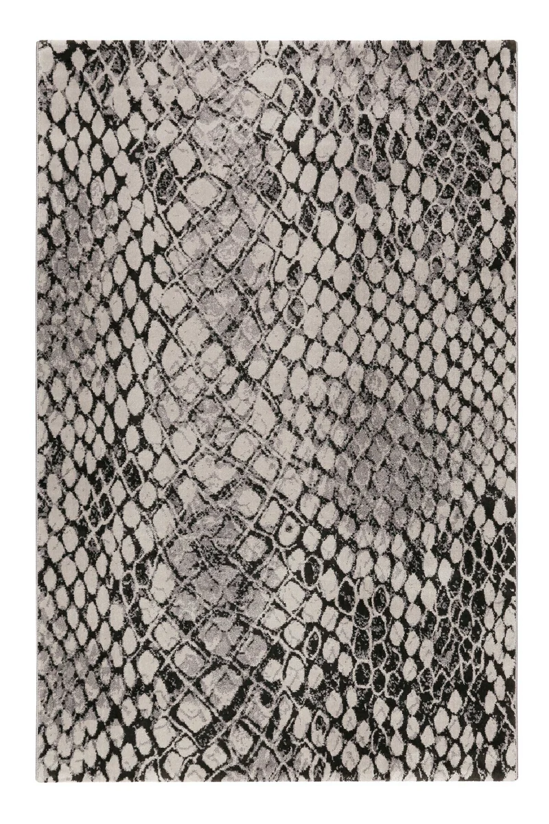 Teppich Grau Silber Kurzflor "Snake" WECONhome