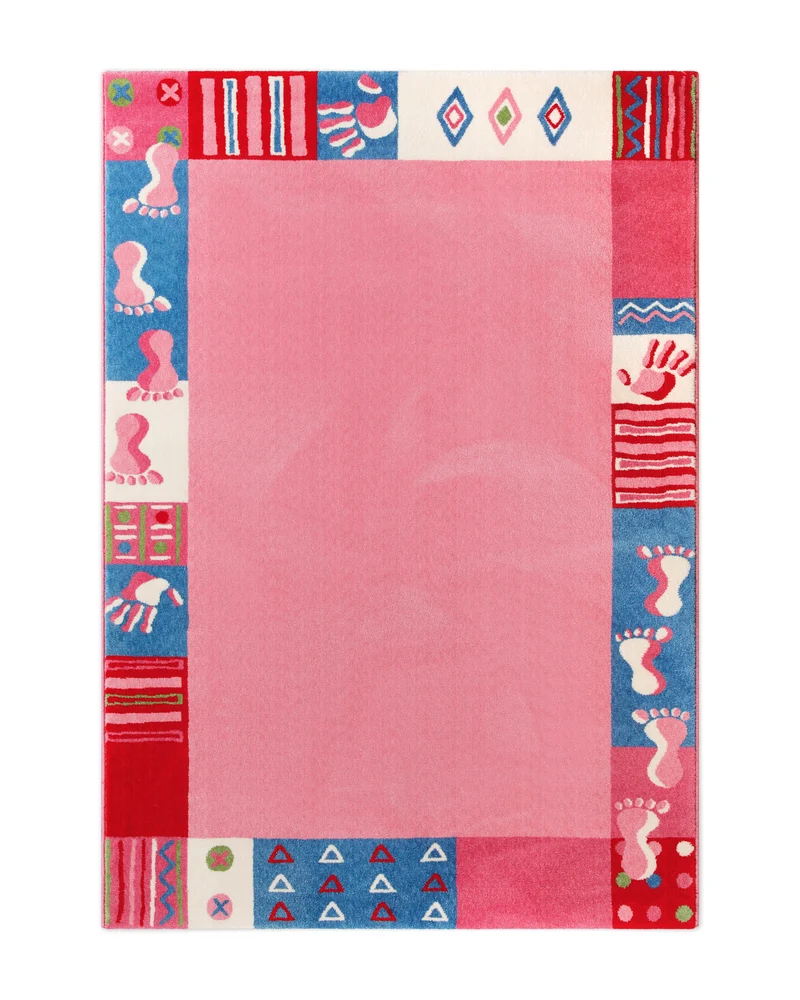 Kinderteppich Rosa Pink "Hand&Feet" WECONhome