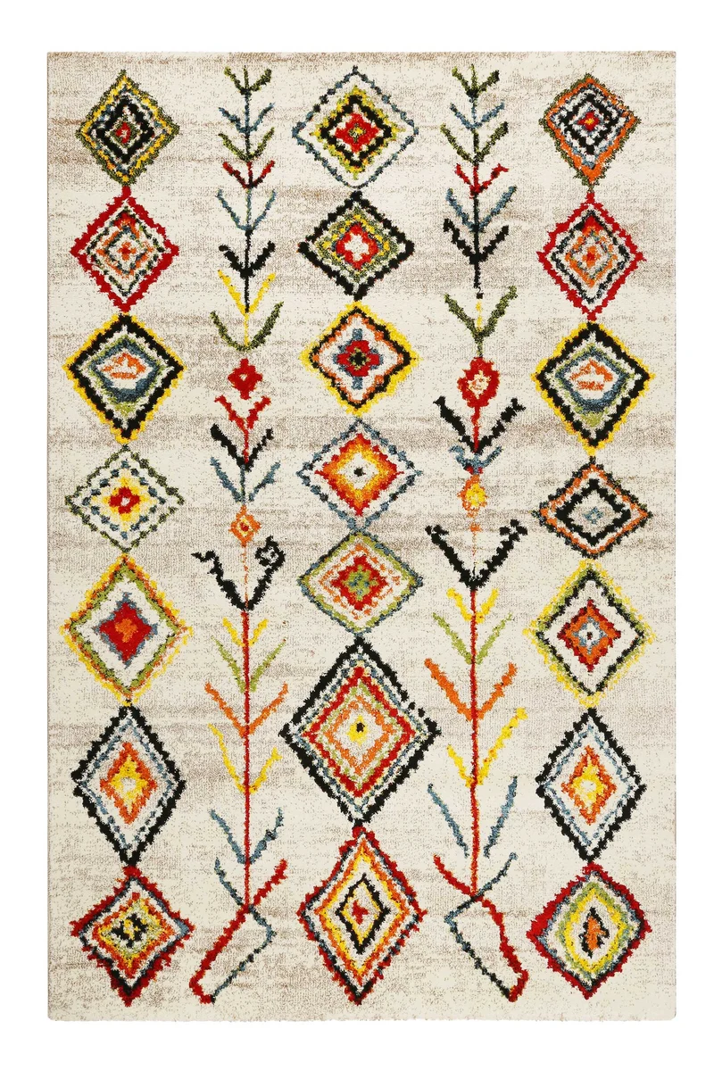 Teppich Beige Bunt Kurzflor "Medina & Colorful Marrakesh" WECONhome