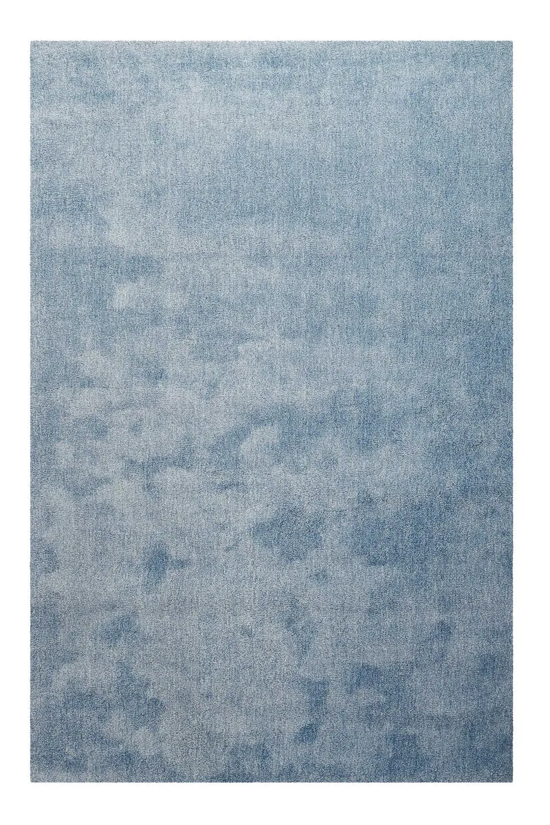 Teppich Blau Grau Hochflor "Sienna" Homie Living