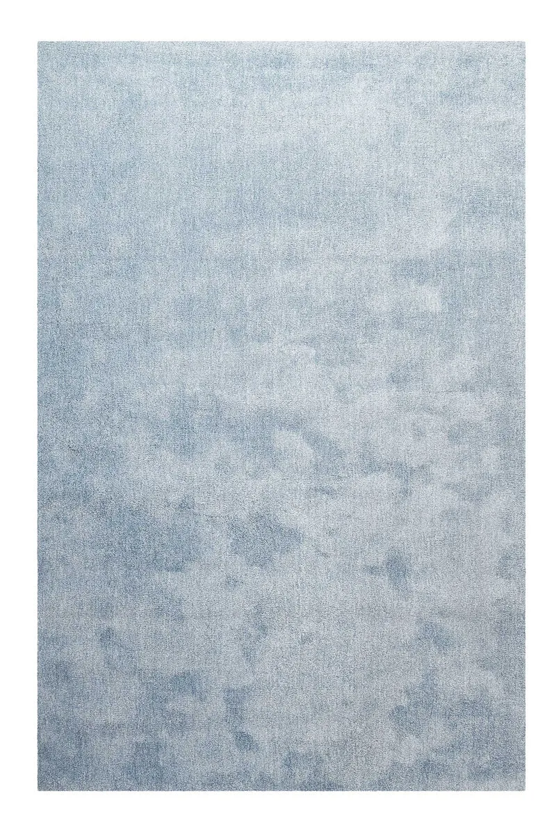 Teppich Hellblau meliert Hochflor "Sienna" Homie Living