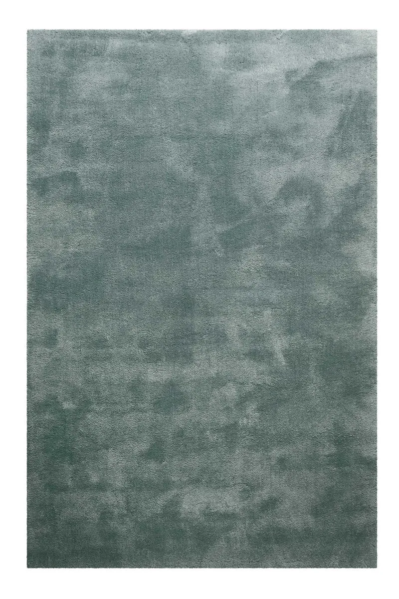 Teppich Grün Grau Hochflor "Pisa" Homie Living