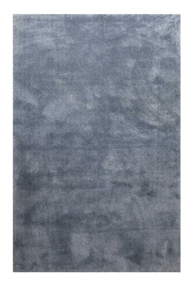 Teppich Grau Blau Hochflor "Pisa" Homie Living