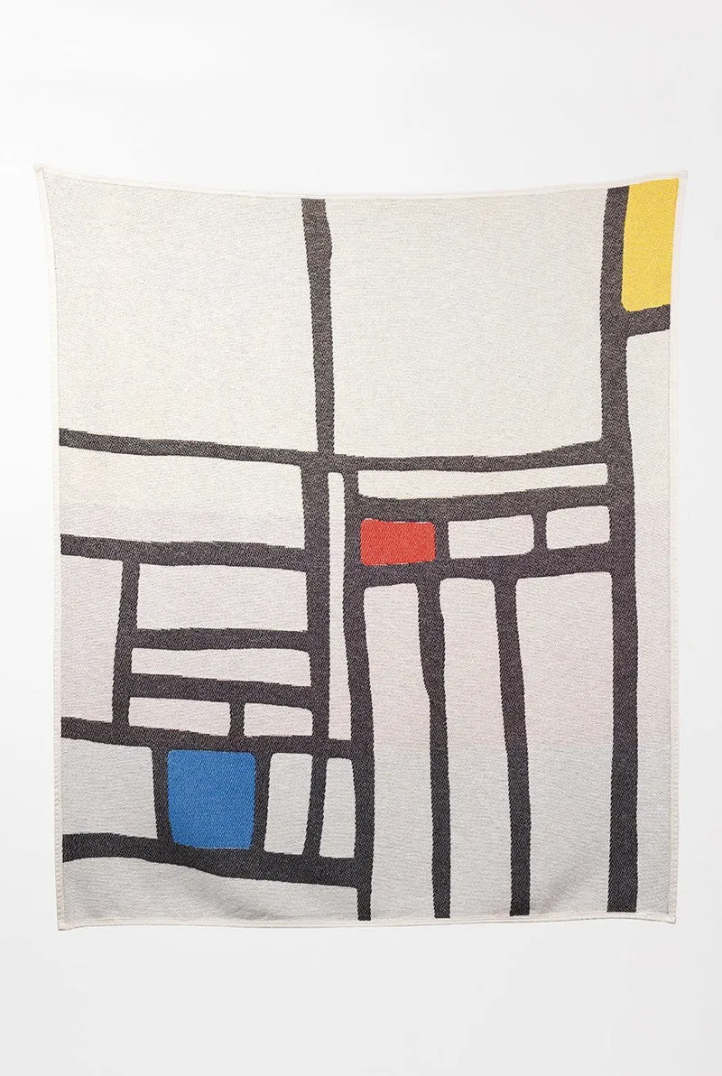 Cotton Blanket Modulon Bojagi by Michele Rondelli