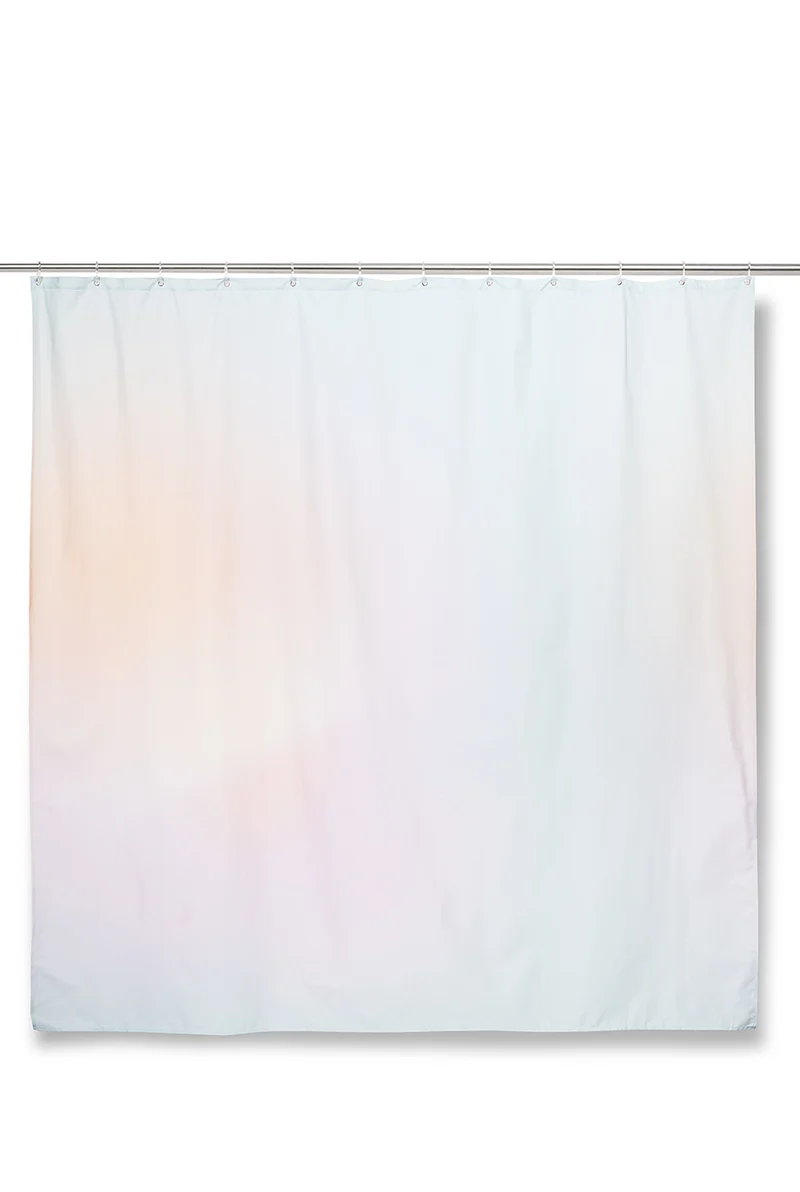 Artist Cotton Shower Curtain "Sunrise" by Michele Rondelli