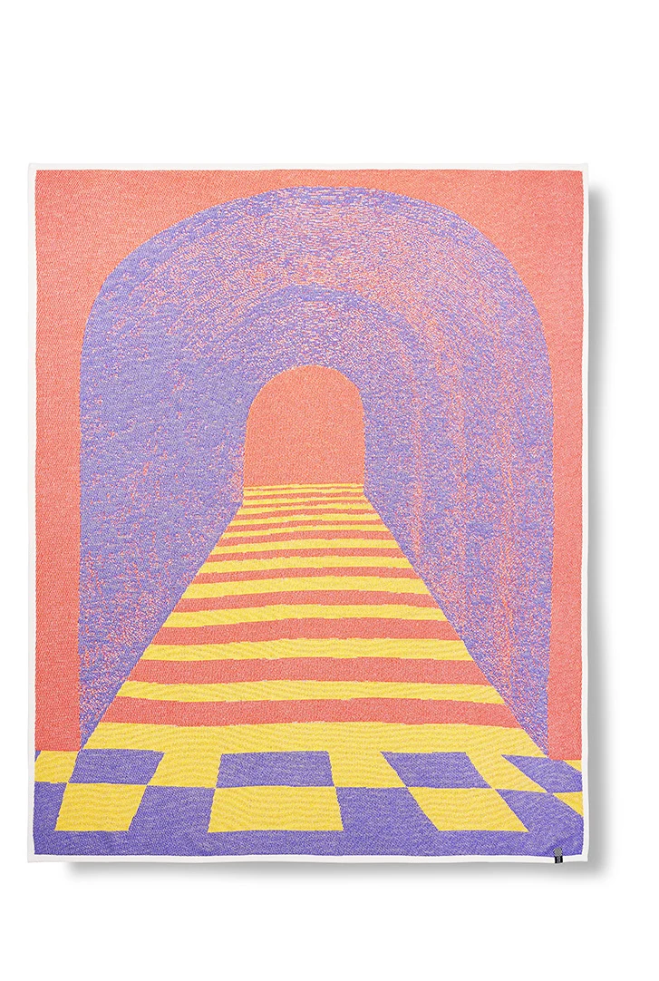 Cotton Blanket “Void” by Dario Cortese
