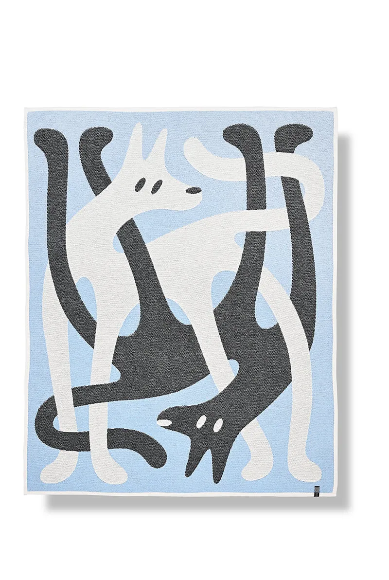 Cotton Blanket “Lupo” by Joël Roth