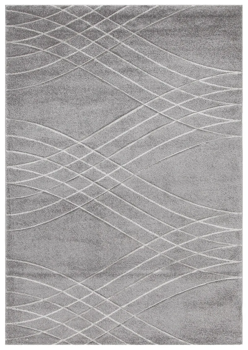 Tappeto Moderno Carve Grigio