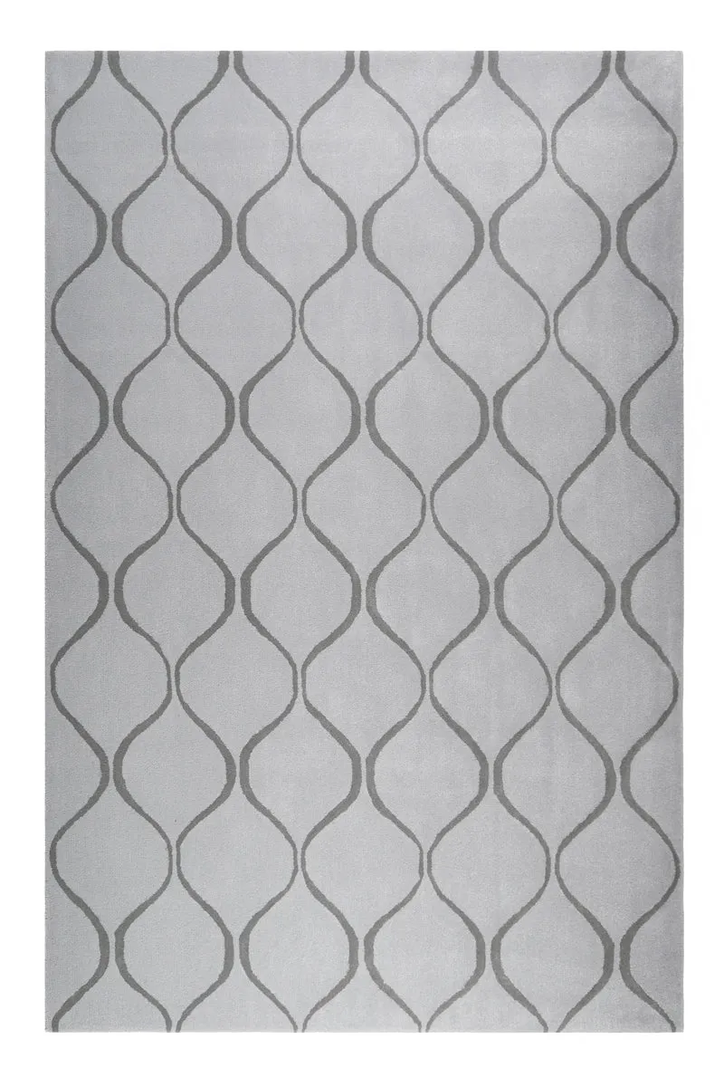 Esprit Teppich 90x160 cm Silber Grau "Aramis"